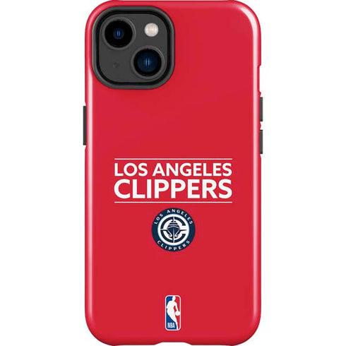 NBA Los Angeles Clippers Standard Red iPhone 15 Impact Case